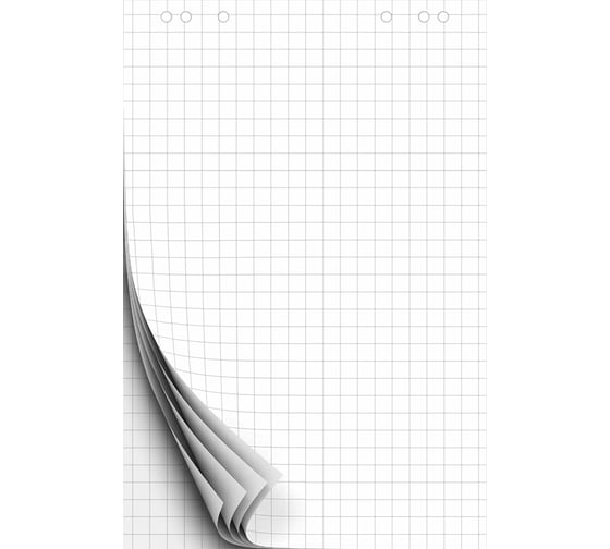 Изображение товара Блокнот для флипчарта OfficeSpace 67.5х98 см, 20 листов, клетка 235022