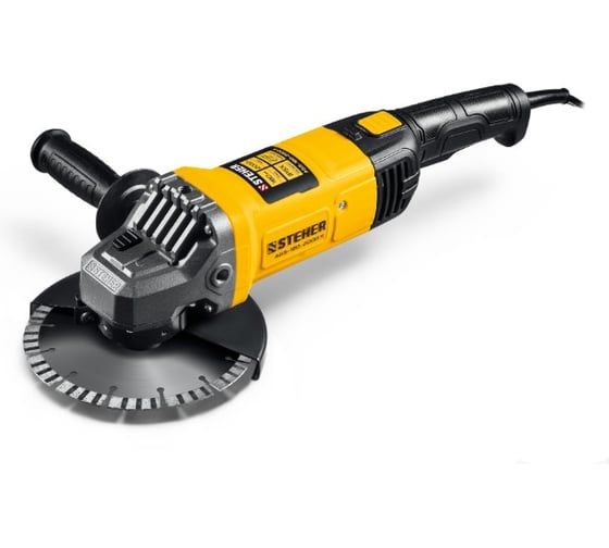 Изображение товара Угловая шлифмашина STEHER d 180 мм, 2000 Вт AGS-180-2000 S