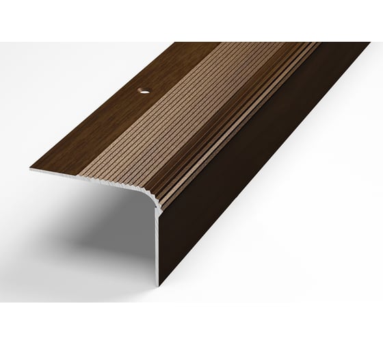 Изображение товара Порог угловой алюминиевый декоративный (54х41,8 мм, 1,35 м, Венге) ЛУКА УТ000005160