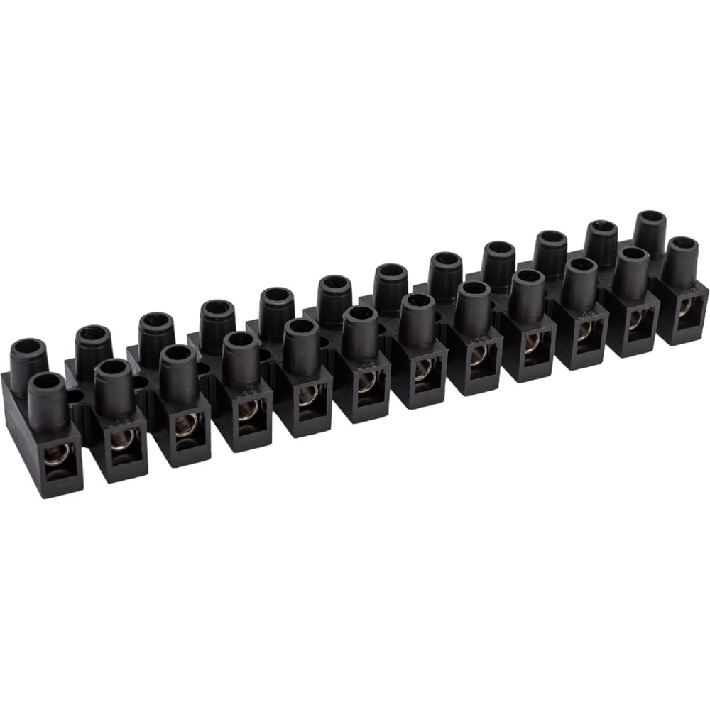 Изображение товара Клеммник DKC полипропилен черный 6 мм.кв 41A 450V для DIN-рейки