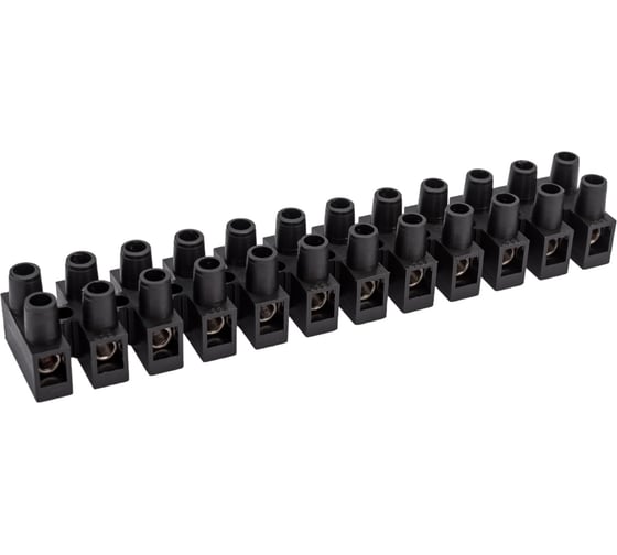 Изображение товара Клемник DKC полипропиленчерный, 12р, 85С, 450V, 41A, 6мм.кв  43312PL R 43312PL/R