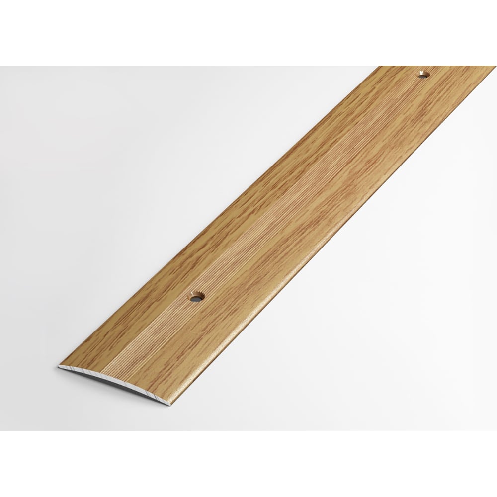 Изображение товара Алюминиевый декоративный порог 37 мм 1,35 м Дуб универсальный ЛУКА