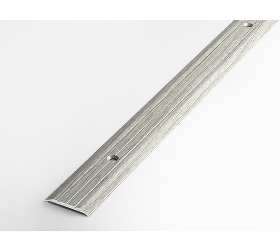 Изображение товара Порог прямой алюминиевый декоративный (25 мм, 1,35 м, Сосна серебристая) ЛУКА УТ000025985
