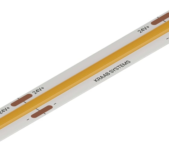 Изображение товара Светодиодная лента KRAAB PIXIE COB 480 24В 15Вт 3000К CRI90 10мм 5м/упаковка 27.102.2