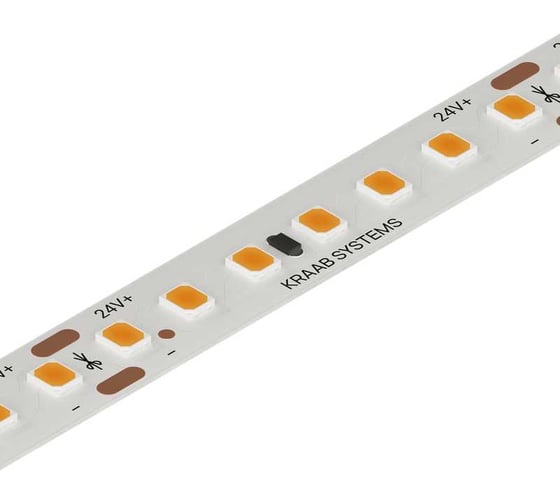 Изображение товара Светодиодная лента KRAAB PIXIE SMD 2835-140 24В 15Вт 4000К CRI92 10мм 5м/упаковка 27.100.9