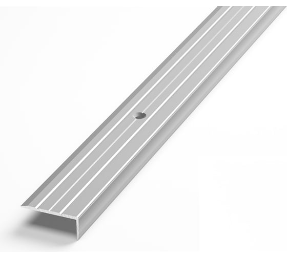 Изображение товара Порог угловой алюминиевый (24х10 мм, 1,8 м, Без окраса) ЛУКА 00000001400