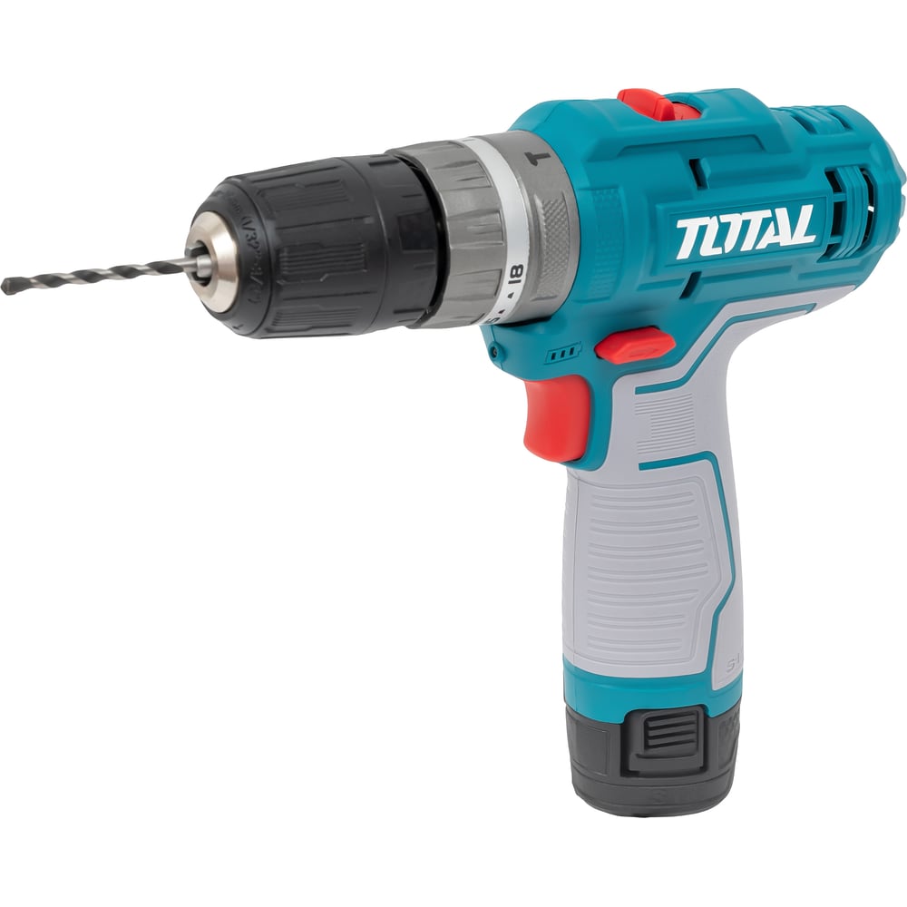 Изображение товара Аккумуляторная дрель-шуруповерт TOTAL TIDLI12202 12В 20Нм