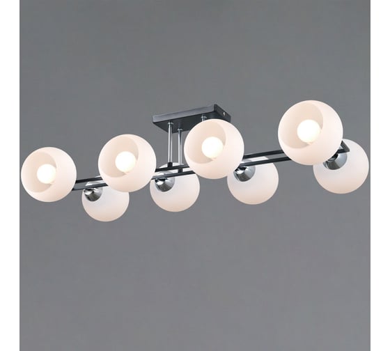 Изображение товара Потолочная люстра ILLUMICO IL0791-8CSQ-25 BK CR TRENTO