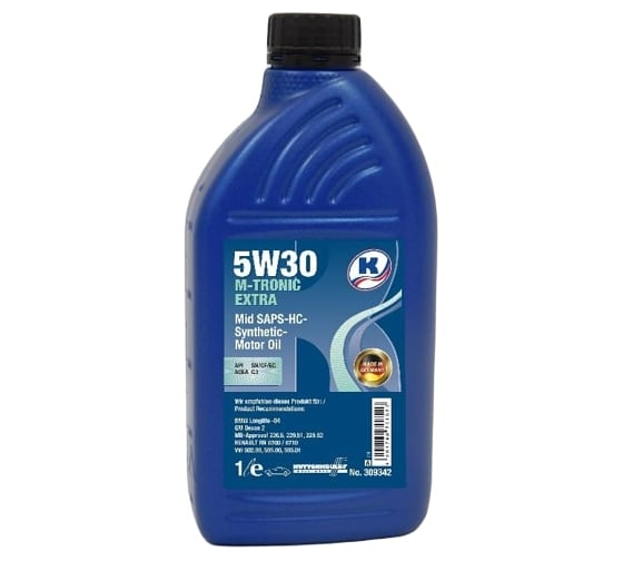 Изображение товара Масло моторное KUTTENKEULER M-Tronic Extra 5W30, 1л, 309342