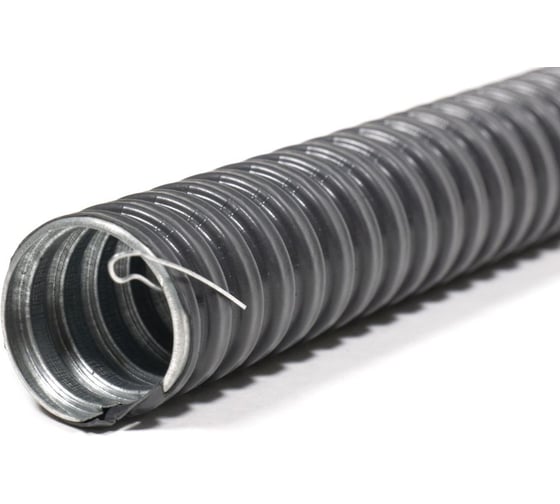 Изображение товара Металлорукав в ПВХ изоляции ГОФРОМАТИК РЗ-ЦПнг-32 20 м, с протяжкой zeta44711