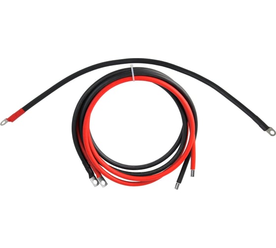 Изображение товара Комплект проводов МНОГОТОКА Hiden Control HS20-2024P для ИБП Stark Country, сечение 16 кв. мм, длина 1500 мм и перемычка 450 мм 2000INV LT