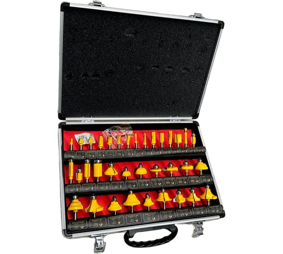 Изображение товара Набор фрез Turbosky 1/4 TS-35 (35шт) 634