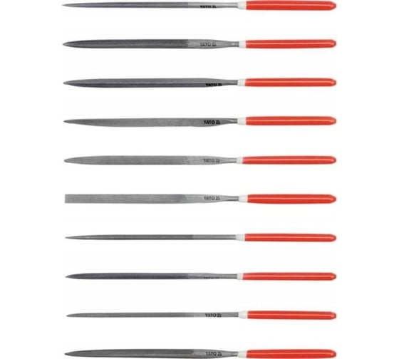 Изображение товара Набор надфилей YATO 160x75мм 10пр YT-6164 37146164 092 1