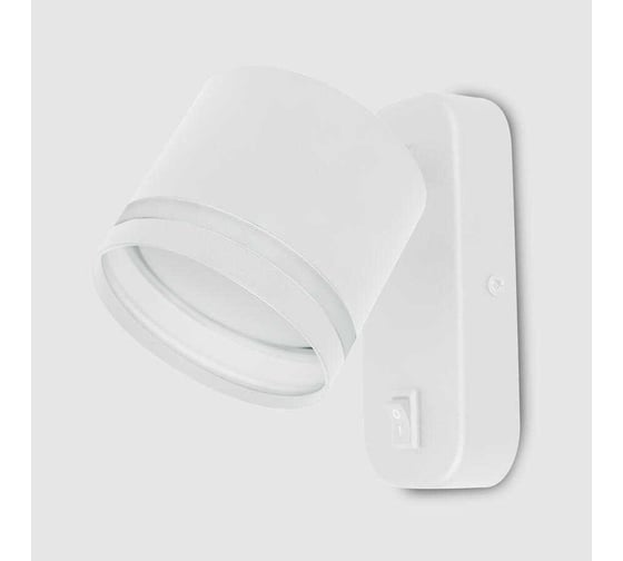 Изображение товара Светильник (бра) накладной General Lighting Systems Башня с выключателем на корпусе D82хH70 GWL-GX53-M-IP20 661748