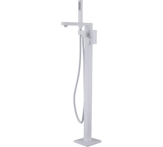 Изображение товара Смеситель напольный ABBER Daheim белый матовый AF8215W