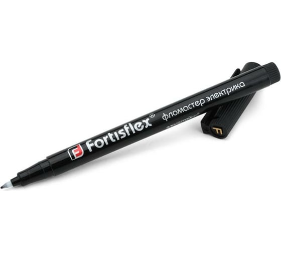 Изображение товара Маркировочный фломастер электрика FORTISFLEX ФМ-0,75 черный, 5 шт 83406