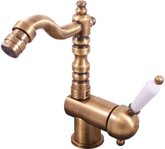 Изображение товара Смеситель для биде RavSlezak LABE с круглым поворотным изливом, бронзовый L508.5/9SM