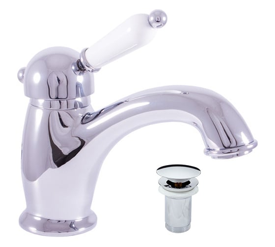 Изображение товара Смеситель для раковины RavSlezak LABE с донным клапаном L527.5K