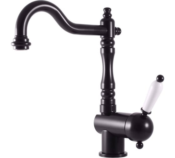 Изображение товара Смеситель для раковины/умывальника RavSlezak LABE черный матовый L508.5/8CMAT