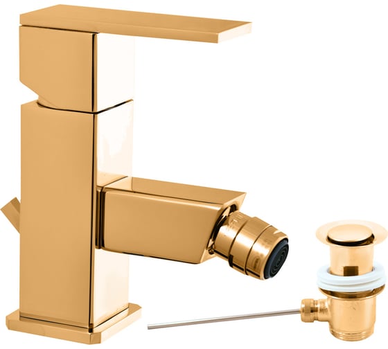 Изображение товара Смеситель для биде RavSlezak LOIRA с донным клапаном метал., золотой LR545.5KZ