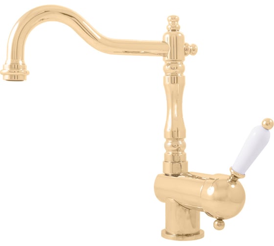 Изображение товара Смеситель для раковины/умывальника RavSlezak LABE золотой L508.5/8Z