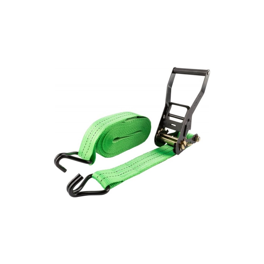 Изображение товара Ремень для крепления груза FIT храповый механизм 230 мм, полиэфирная лента 50 мм x 12 м, 5000 / 10000 кг 64930