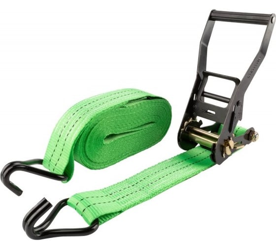 Изображение товара Ремень для крепления груза FIT храповый механизм 230 мм, полиэфирная лента 50 мм x 10 м, 2000 / 4000 кг 64929