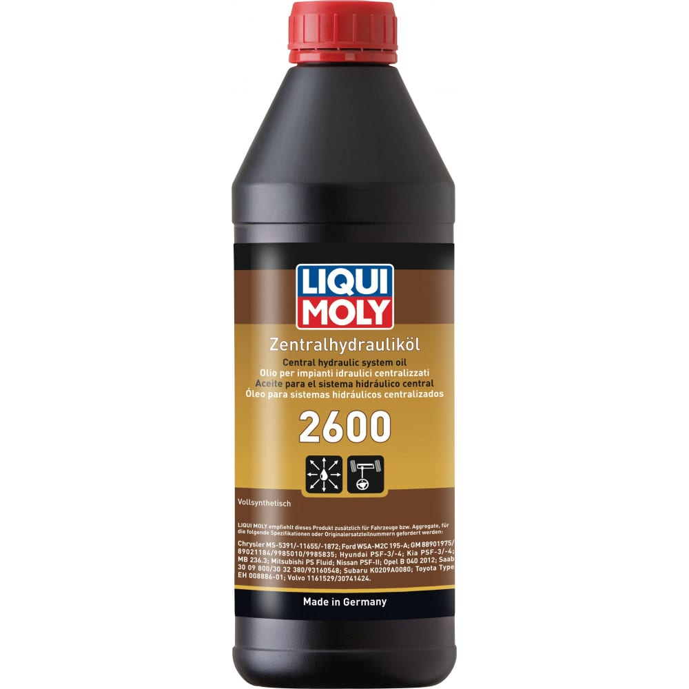 Синтетическая гидравлическая жидкость LIQUI MOLY cинтетическое гидравлическая жидкость liquimoly zentralhydraulik oil 1 л 1127