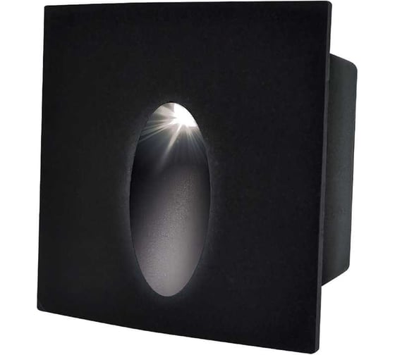 Изображение товара Светодиодный светильник для подсветки лестниц General Lighting Systems 85х85х35мм GSTL-S1-3BT-5K, 3Вт, 5000К, 400Лм 460112