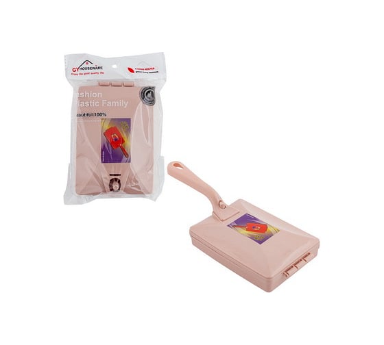 Изображение товара Щетка для удаления шерсти, ниток, волос, с ковров и мебели ALMIN механическая с рукояткой бежевая пластиковая 1/1 УИ-7955