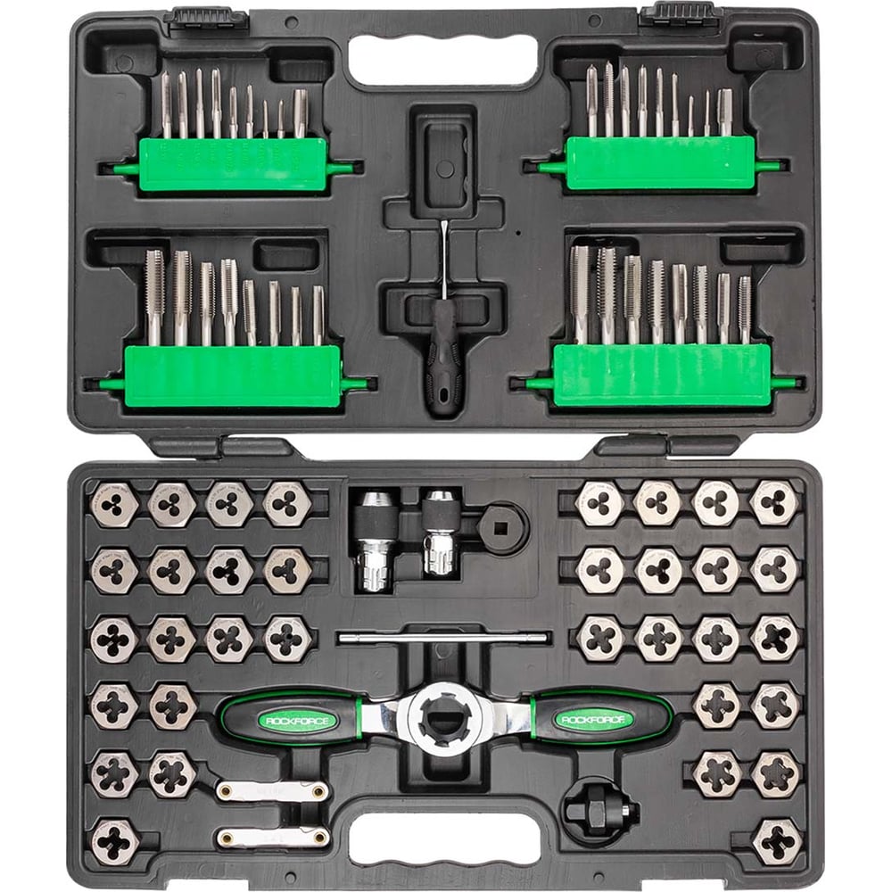 Изображение товара Набор метчиков и плашек Rockforce 76 предметов RF-M076-3(64507)