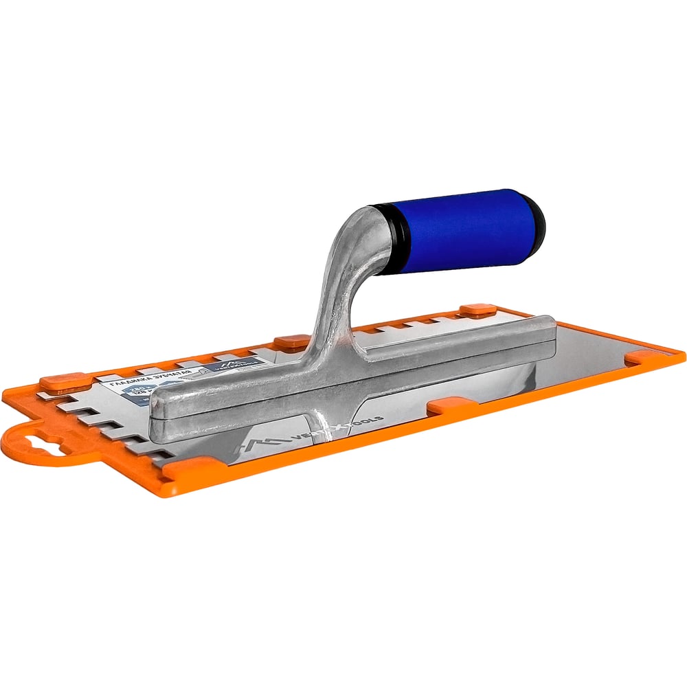Изображение товара Гладилка зубчатая vertextools 280x128 мм с зубьями 10х10 для декоративных работ