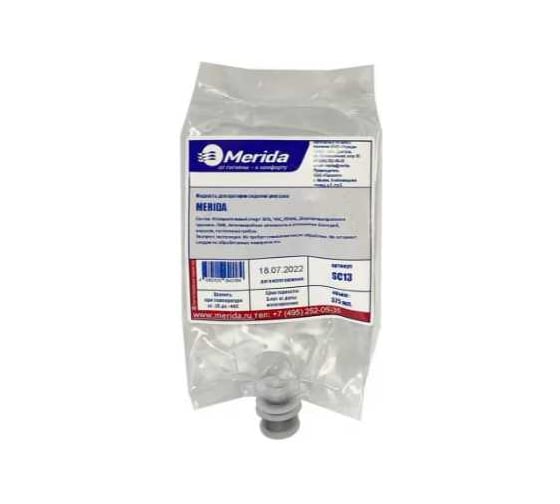 Изображение товара Жидкость для протирки сиденья унитаза Merida HARMONY КОМФОРТ Хорт для механического дозатора нейтральный аромат картридж 375 мл SC13