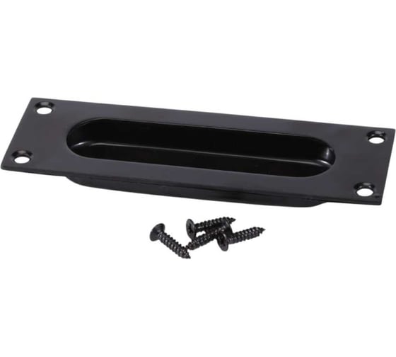 Изображение товара Ручка врезная Brante 128 мм 107S-128 черная, нержавеющая сталь 150303