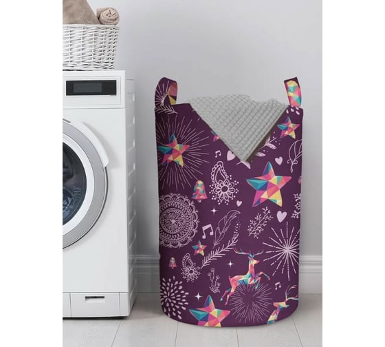 Изображение товара Корзина для хранения вещей JoyArty  Новогодний олень 40x60 см  gaba_378418_L