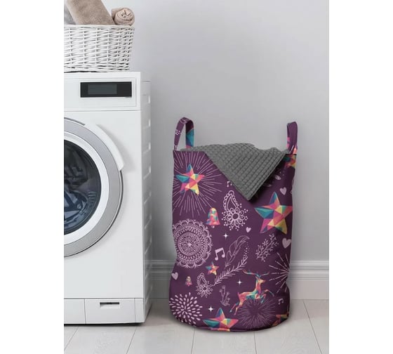 Изображение товара Корзина для хранения вещей JoyArty  Новогодний олень 35x50 см  gaba_378418_M