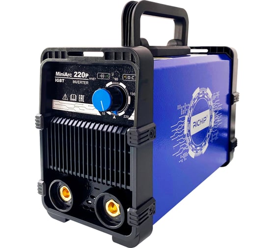Изображение товара Инверторный сварочный аппарат (220 А, 1,5 м, ПВ 60%) Richip MiniArc 220P