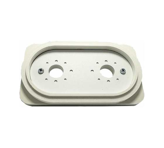 Изображение товара Платформа теневая EKS DUO белая, овал, под светильник Art GU10 160x90x20мм 0У-00004448