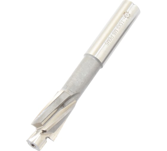 Изображение товара Цековка TLX D 15.0 х d 9.0x100 ц/х Р6М5 Z-4 с постоянной направляющей цапфой, dхв 12.5мм 75814