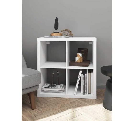 Изображение товара Стеллаж Комфорт-Питер 77x77, цвет Белый, 290 Белый шагрень 950203290