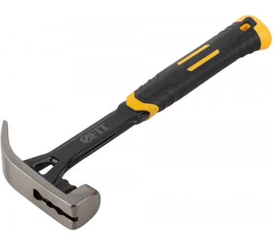 Изображение товара Молоток-гвоздодер цельнометаллический FIT Профи, 450 гр. 44796