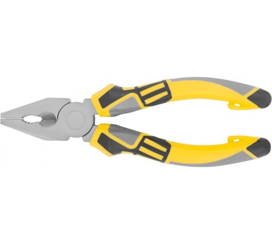 Изображение товара Плоскогубцы комбинированные FIT Смарт, трехцветные прорезиненные ручки, никелевое покрытие 180 мм 50664