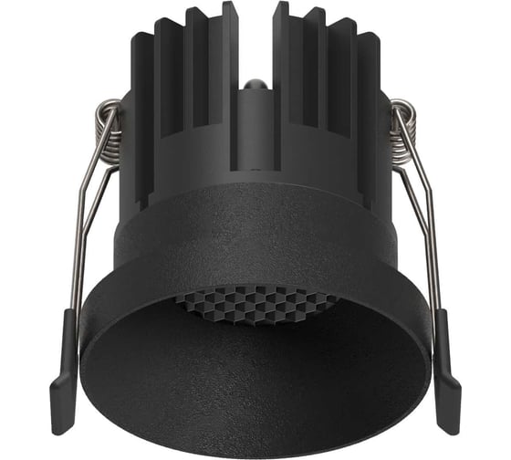 Изображение товара Точечный светильник KRAAB POINTS COIN LED 220В 8Вт 3000К CRI90 50 NO-DIM угольно-черный, 26.101.10