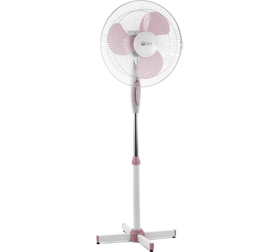 Изображение товара Вентилятор напольный HOME ELEMENT HE-FN1205 белый/розовый 39851