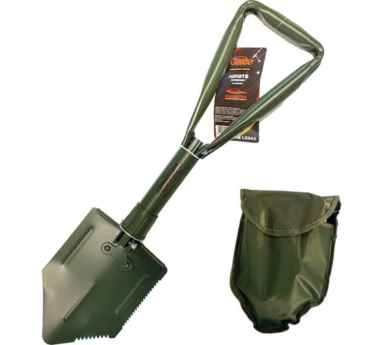 Изображение товара Саперная складная лопата в чехле Garde металл LS342