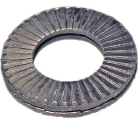 Изображение товара Шайба стопорно-клиновая Море-Метизов Nord-lock парная, А4 DIN 25201 М10 SP(21), 100 пар SHAY25201M10SPSPА4100М