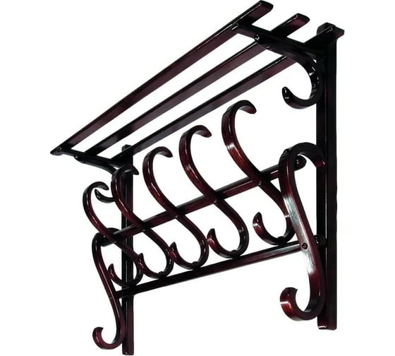 Изображение товара Настенная вешалка Мебелик В 7Н махагон 926 1555