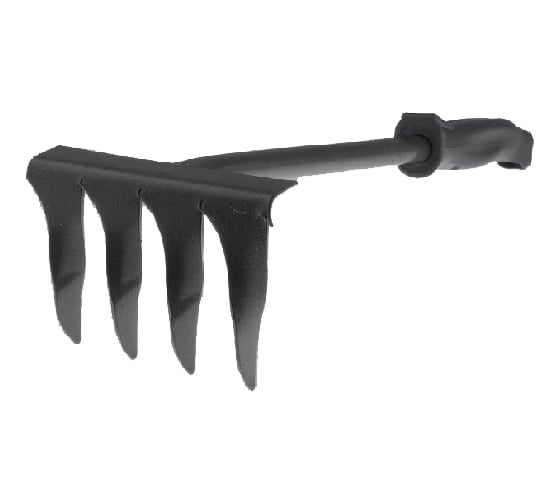 Изображение товара Витые 4-х зубые грабли ЗМИ металлическая ручка ГВ-4м 20