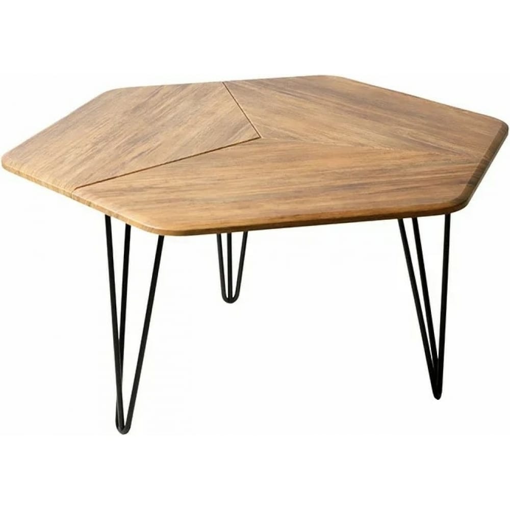 Журнальный стол Мебелик стол журнальный мебелик олдем дуб американский чёрный п0003268