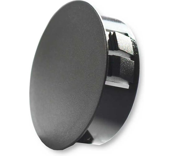 Изображение товара Заглушка с защелкой WEYER HP-25B-k10 полиамид, цвет черный, нар. 25,3 мм, -30C-+100C, комплект-10 шт. WE4700700-10